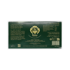 Green chartreuese chocolate packaging with Bonnat logo on a white background