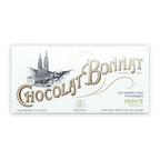 Bonnat Trinite Trinidad 75% dark chocolate bar wrapper with cathedral illustration