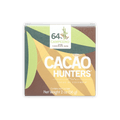 Cacao Hunters 64% Dark Chocolate Campesino bar in leaf box