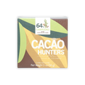 Cacao Hunters 64% Dark Chocolate Campesino bar in leaf box