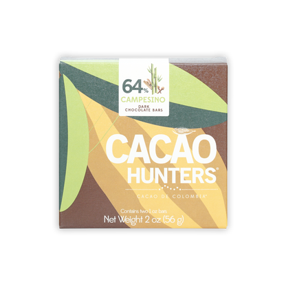 Cacao Hunters Dark Chocolate w/ Spice 64% (Campesino)