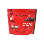Red resealable pouch of Cacao Hunters 64% Sierra Nevada dark chocolate minis