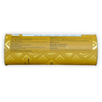 Cacaosuyo Assorted Napolitans Tube: yellow cacaoauyo chocolate with gold patterns