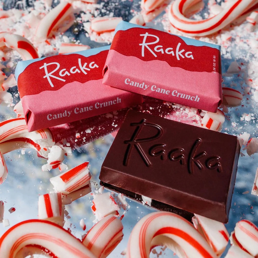 Raaka Candy Cane Crunch Minis Bags (Seasonal)