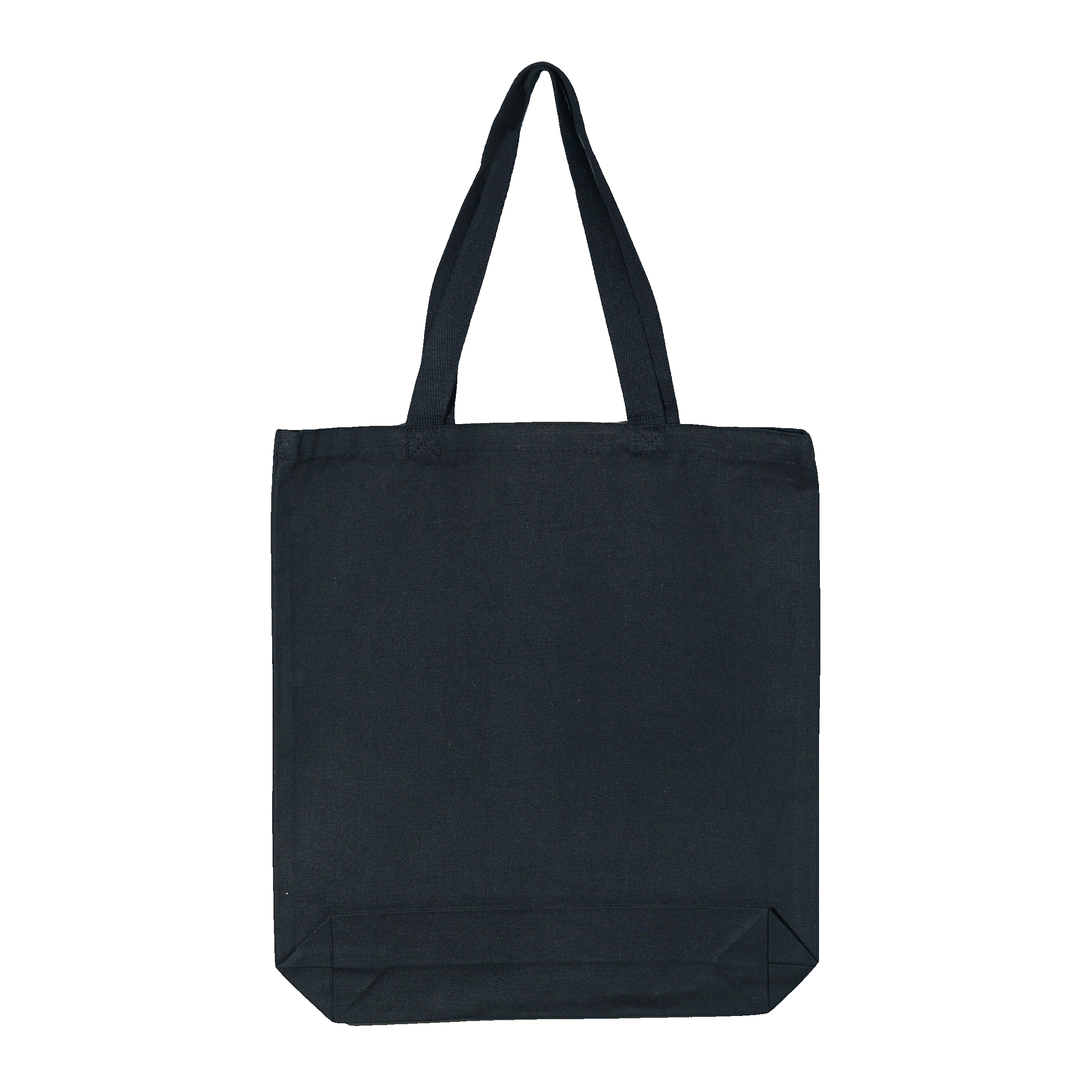 Dark gray Canvas Eco Friendly Tote Bag for chocolate fans with sturdy handles
