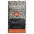 Chocolarder 60% dark milk chocolate bar with candied orange peel and browned butter