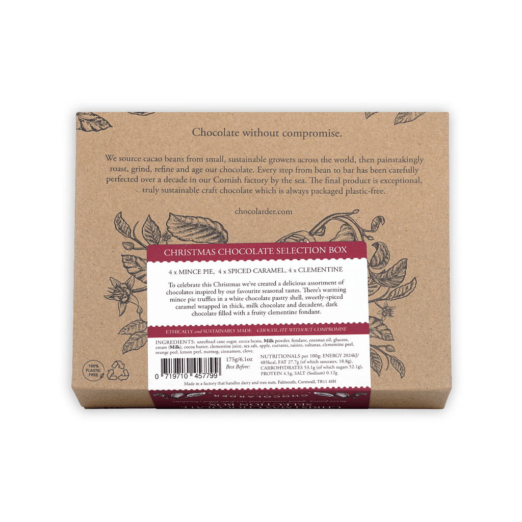 Chocolarder Christmas Chocolate Truffles 12 pcs (Limited Edition)