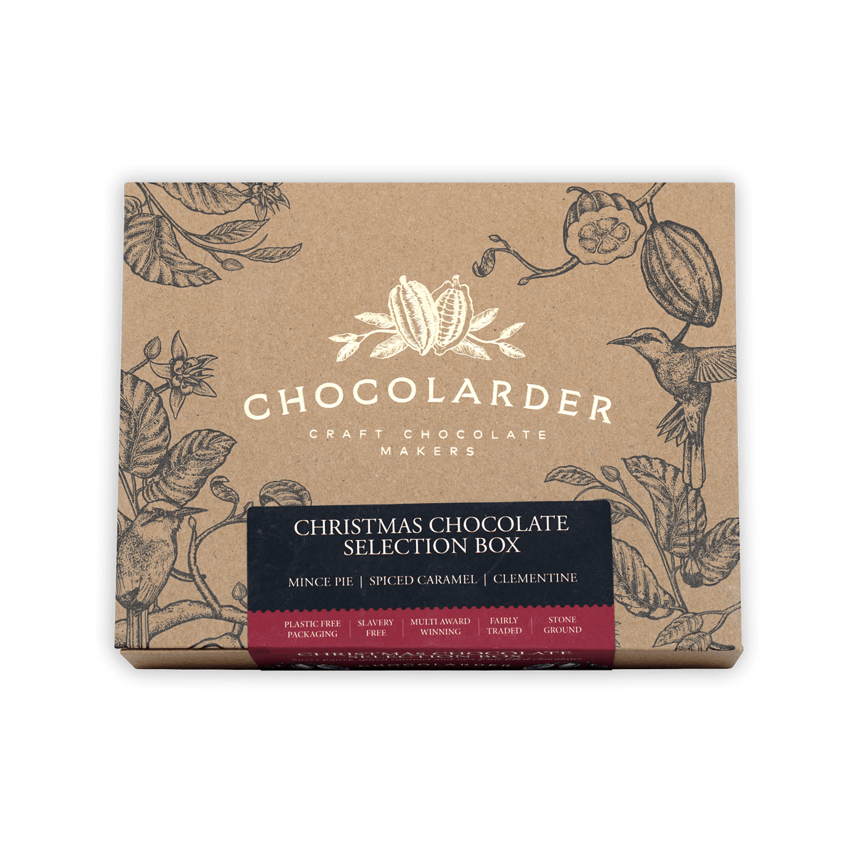 Chocolarder Christmas Chocolate Truffles 12 pcs (Limited Edition)
