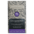 Chocolarder Dark Gola Rainforest 78% chocolate bar with botanical wrapper