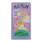Chocolarder Rhubarb & Ginger Milk Chocolate 50% purple wrapper