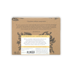 Chocolarder 12 pcs sea salt caramel truffles kraft box with botanical illustrations