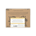 Chocolarder 12 pcs sea salt caramel truffles kraft box with botanical illustrations