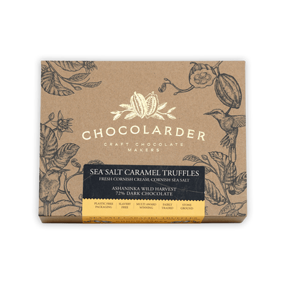 Chocolarder Sea Salt Caramel Truffles Box (12 pcs)
