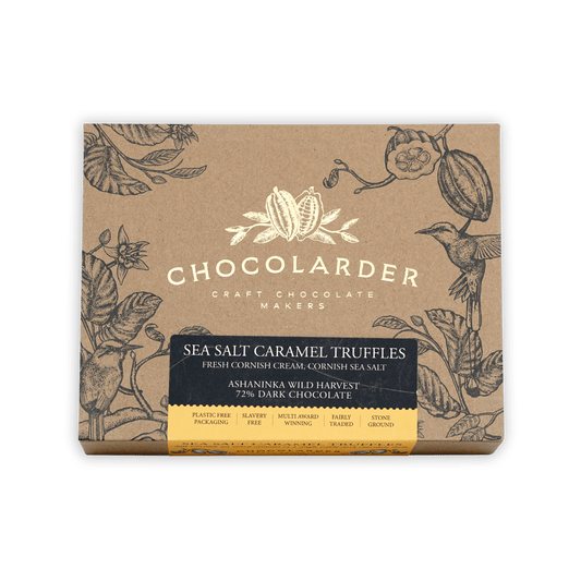 Chocolarder Sea Salt Caramel Truffles Box (12 pcs)