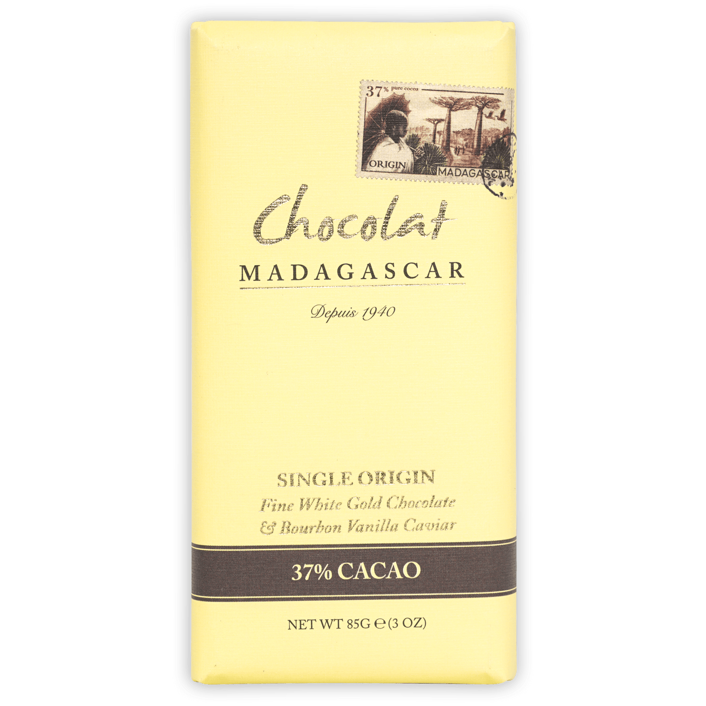 Chocolat Madagascar White Chocolate w/ Bourbon Vanilla Caviar 37%