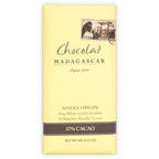 Chocolat Madagascar white chocolate bar 37% cacao with bourbon vanilla caviar