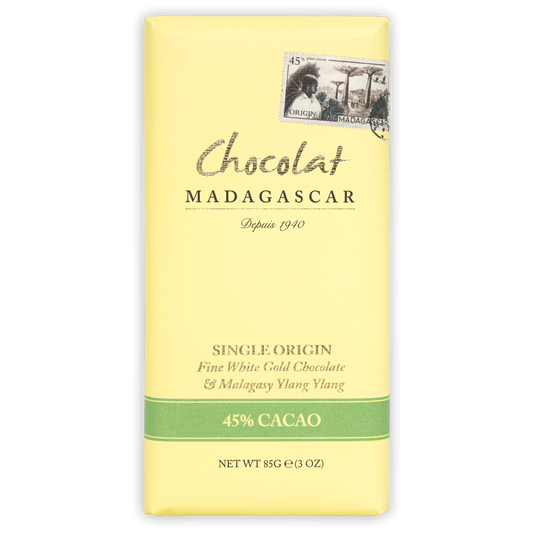 Chocolat Madagascar White Chocolate w/ Ylang Ylang 45%