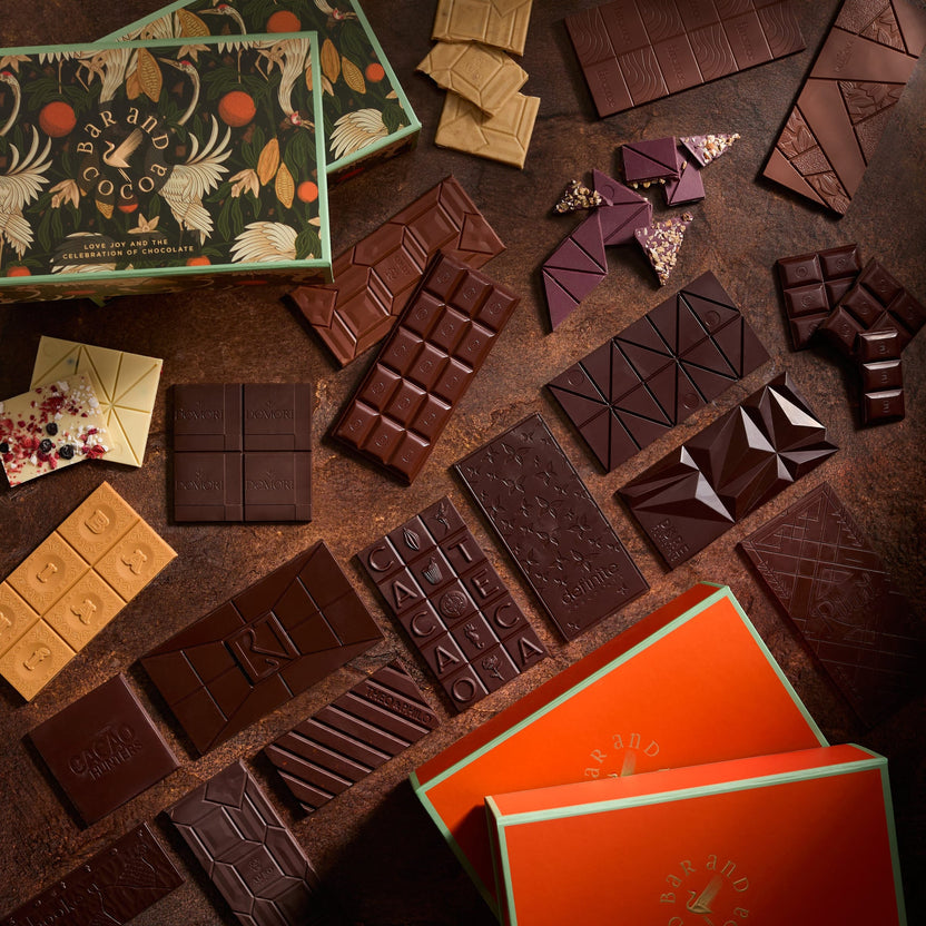 Chocolate Bars of the World Gift Box with assorted bars