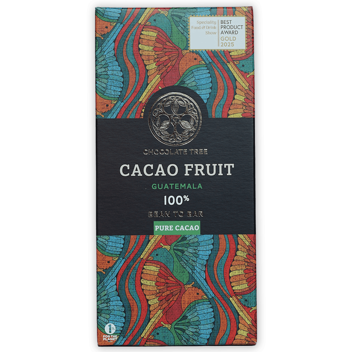 Chocolate Tree 100% Guatemala Cacao Fruit Dark Bar