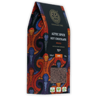 Chocolate Tree Aztec Spice 70% hot chocolate package with monkey designs