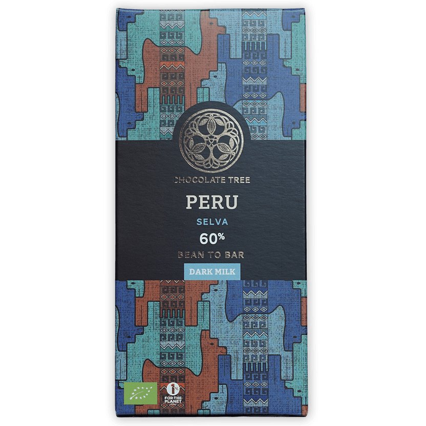 Chocolate Tree Peru Selva 60% dark milk chocolate bar in bundle
