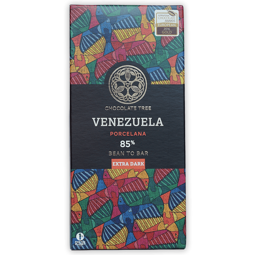 Chocolate Tree Venezuela Porcelana 85% Dark Chocolate – Bar & Cocoa
