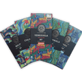Chocolate Tree Venezuela 85% dark chocolate bar in bundle, colorful wrap