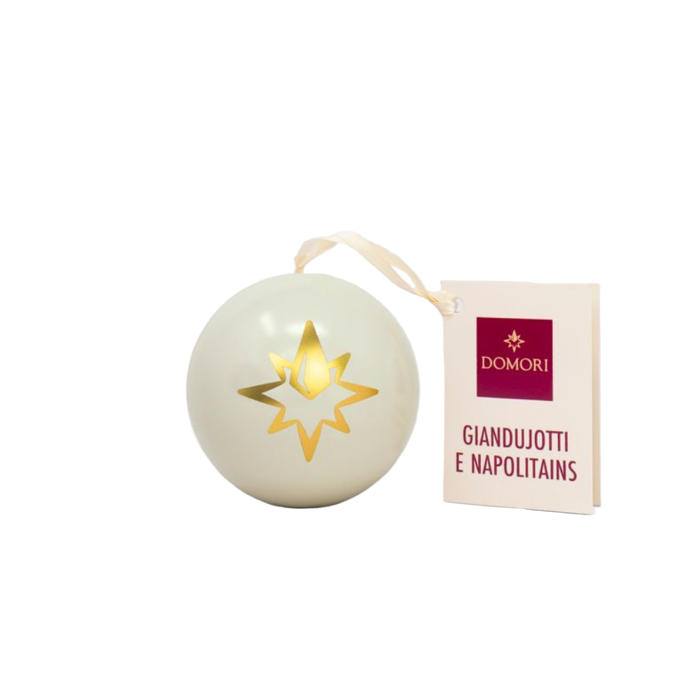 Domori Christmas Ivory Ornament w/ Chocolates (Seasonal)