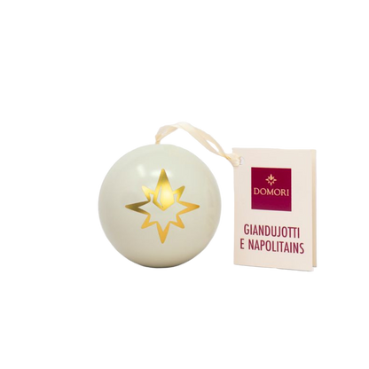 Domori Christmas Ivory Ornament w/ Chocolates (Seasonal)
