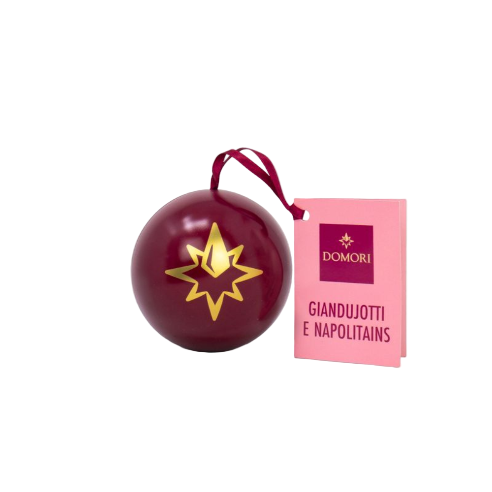 Domori Christmas Red Ornament w/ Chocolates (Seasonal)
