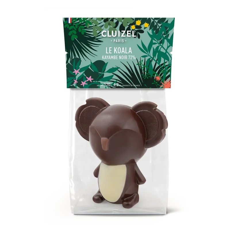 Michel Cluizel Easter Koala Dark Chocolate 72%