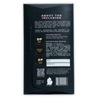 Black matte Crow & Moss Earl Grey Tea 67% dairy-free gluten-free chocolate bar