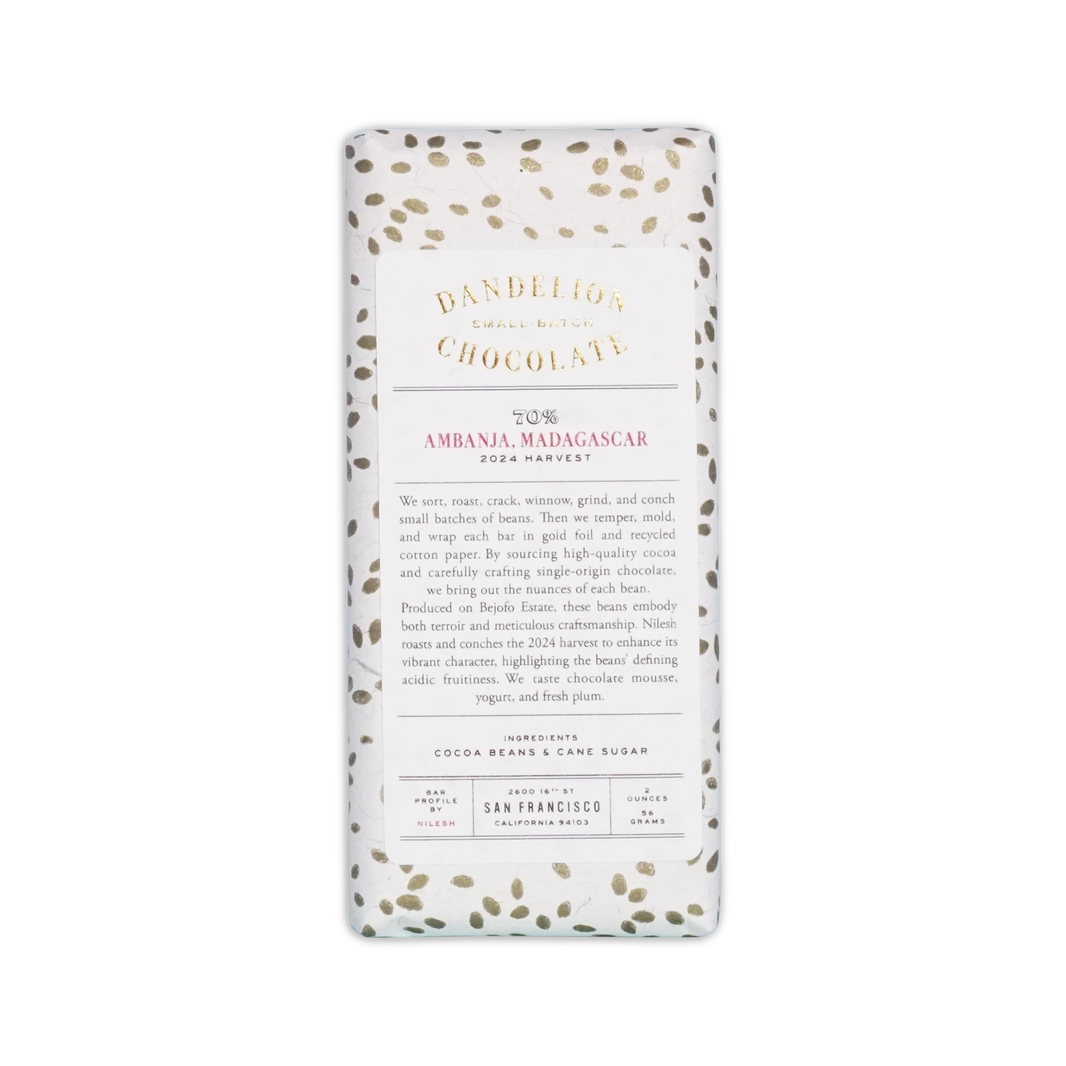 Dandelion Ambanja Madagascar 70%