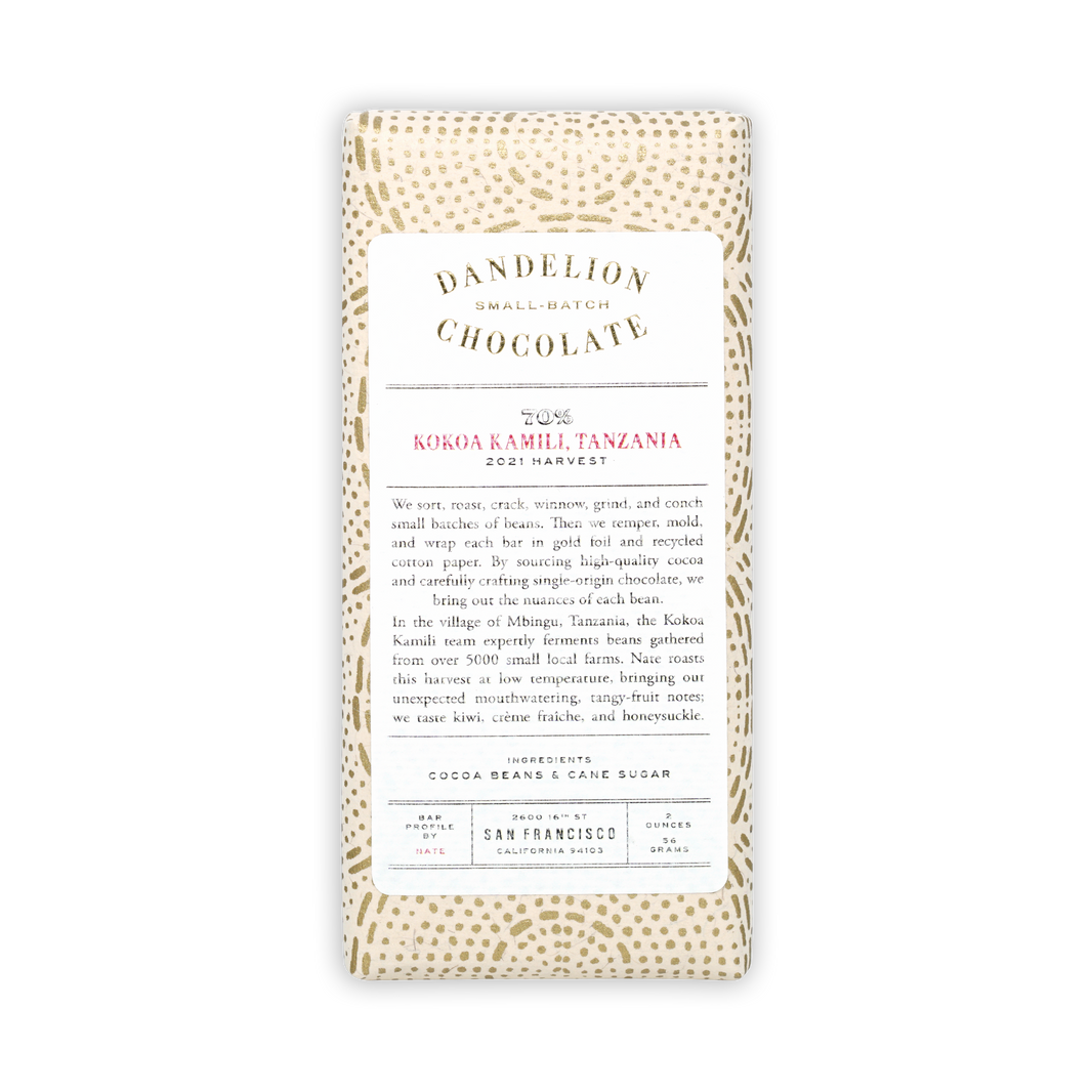 Dandelion Kokoa Kamili Tanzania 70%