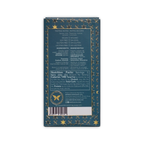 Back of the teal Definite box with tasting notes, dietary check marks, ingredients, nutrition facts, and a barcode.