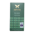 Definite Oko Caribe 80% cacao dark chocolate bar with green wrapper and silver award