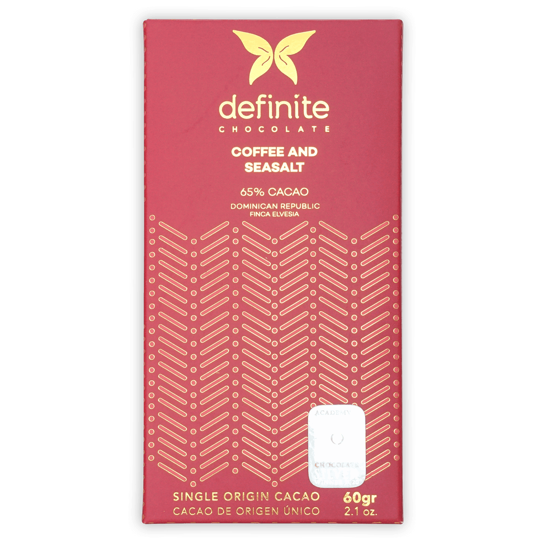 Definite Dark Chocolate w/ Coffee & Sea Salt 65%