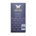 Definite Oko Caribe Dark 70% chocolate bar with gold butterfly logo
