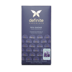 Definite Oko Caribe Dark 70% chocolate bar with gold butterfly logo