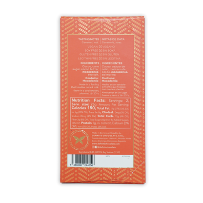 Definite Cashew Milk Chocolate w/ Macadamia 57%