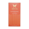 Definite Cashew Milk Chocolate w/ Macadamia 57% coral wrapper with gold butterfly