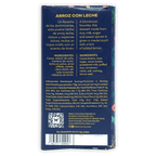 Definite Chocolate Arroz con Leche milk bar wrapper with gold text and floral edges