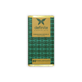 Definite Chocolate Mini Bars Dark 80% in green gold floral foil