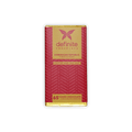 Definite Chocolate mini bar: 65% dark with coffee, sea salt, red-gold wrap, butterfly logo