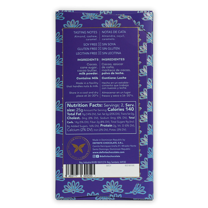 Definite Dark Milk Chocolate 55%