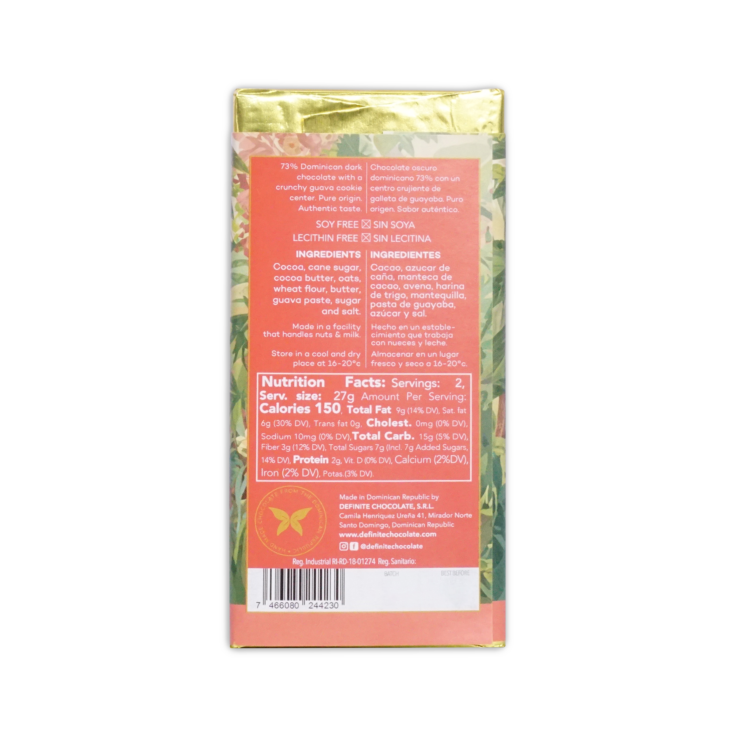 Definite Chocolate Guava Cookie 73%