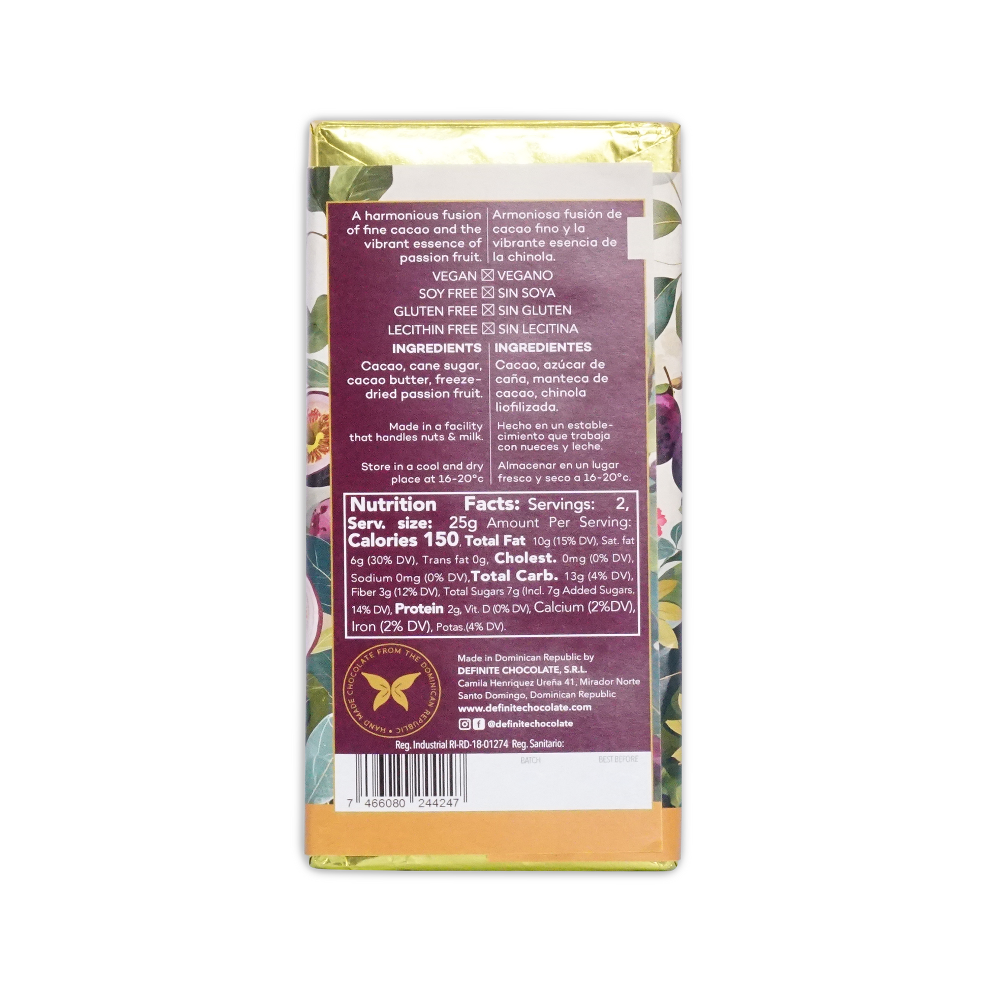 その他 chocotto Definite Chocolate Passion Fruit 69% – Bar & Cocoa
