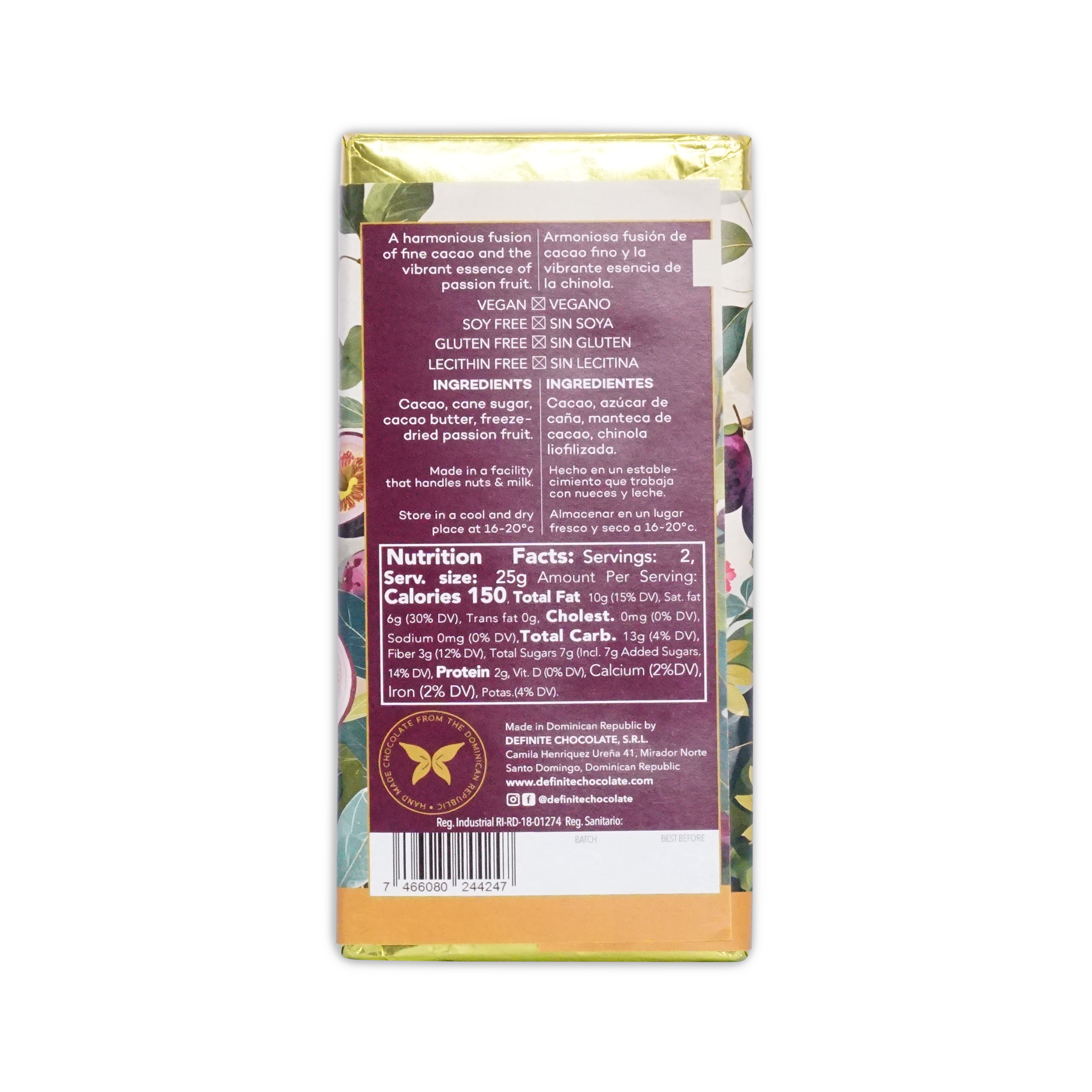 Definite Chocolate Passion Fruit 69%