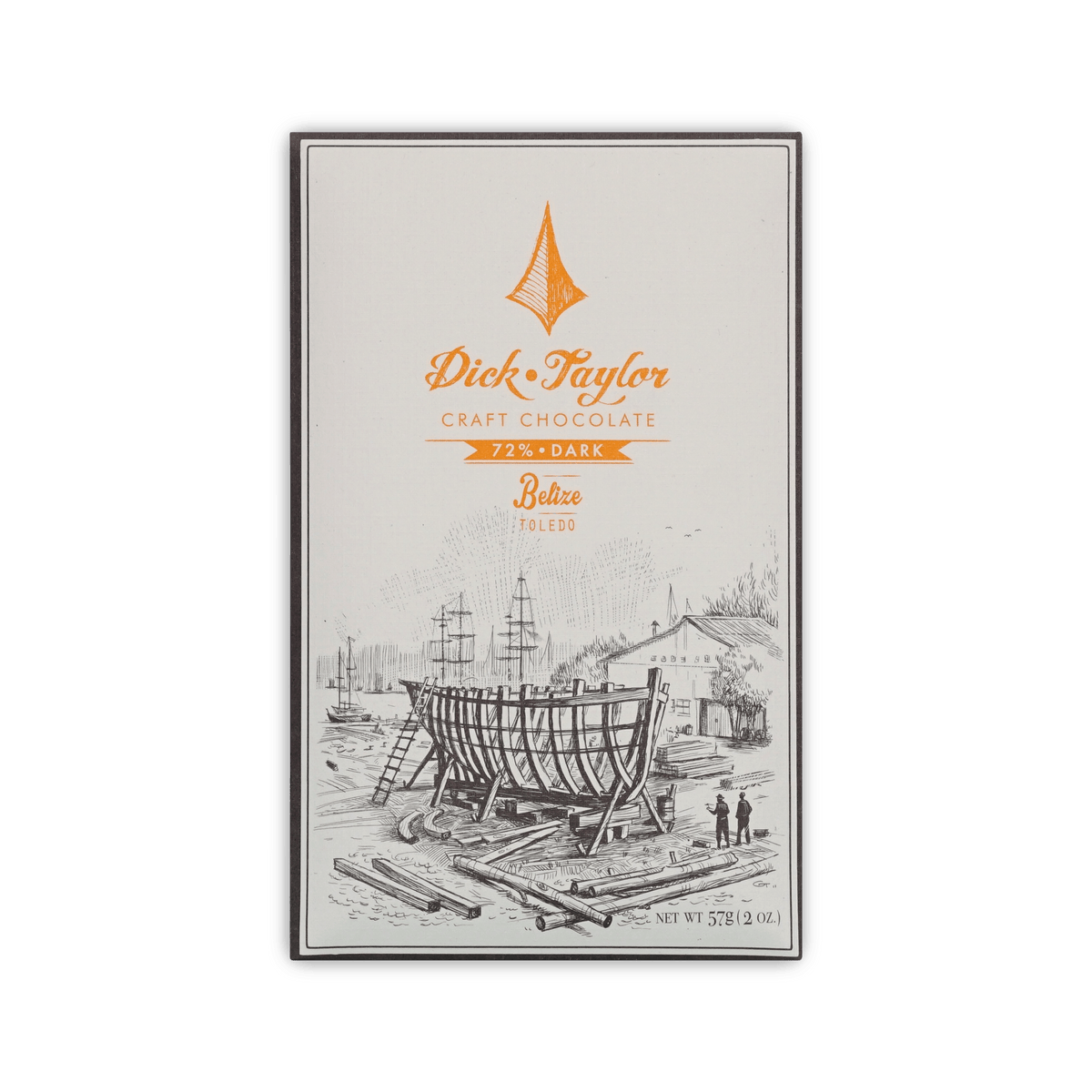 Dick Taylor Belize Toledo 72% Dark Chocolate Bar