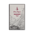 Dick Taylor Craft Chocolate 72% Dark with Black Fig bar, cream box with a line-drawn sailboat, 57g